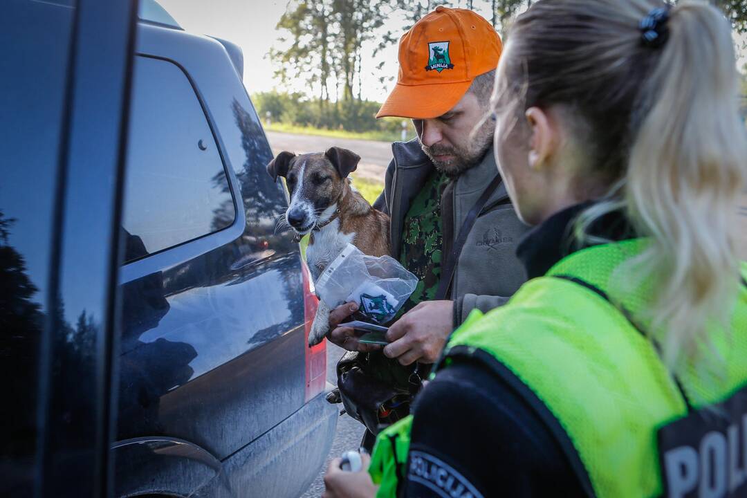 Policijos reidas Klaipėdos rajone 2019.08.24