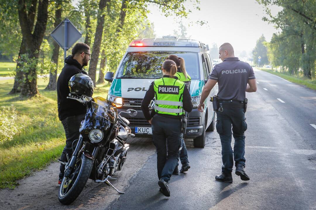 Policijos reidas Klaipėdos rajone 2019.08.24