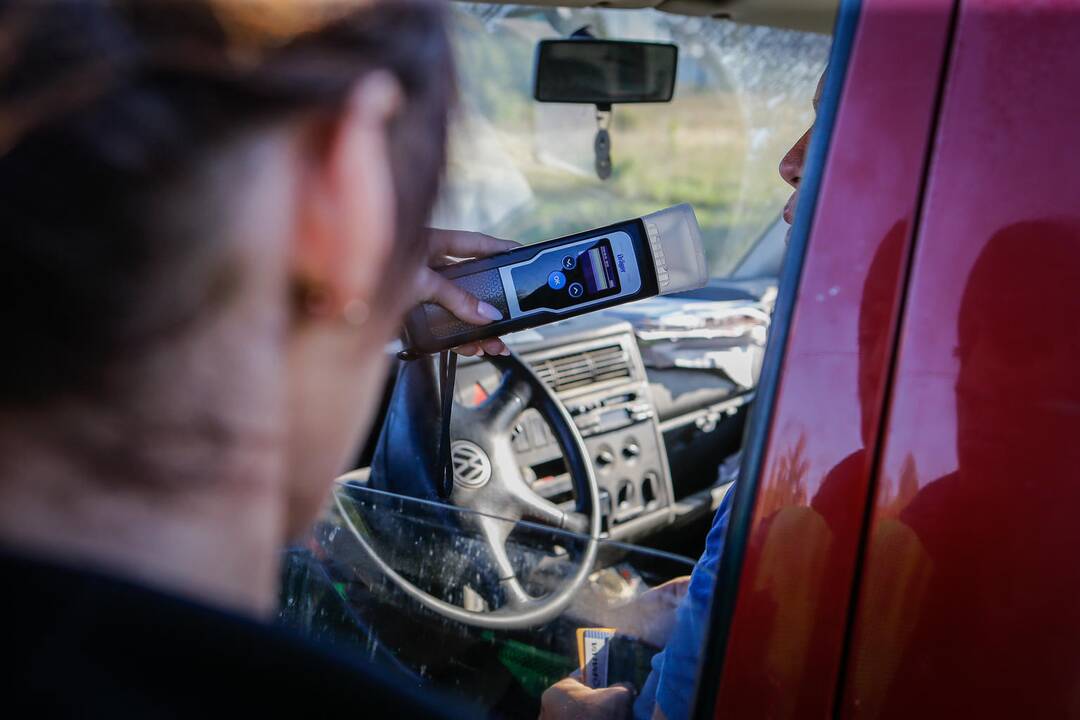 Policijos reidas Klaipėdos rajone 2019.08.24