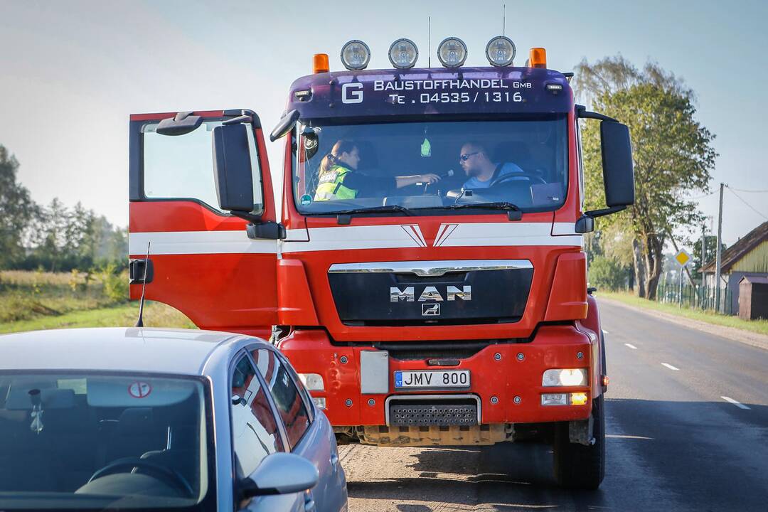Policijos reidas Klaipėdos rajone 2019.08.24