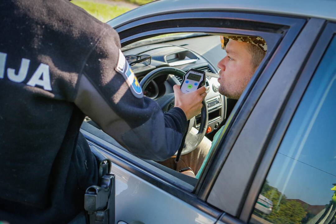 Policijos reidas Klaipėdos rajone 2019.08.24