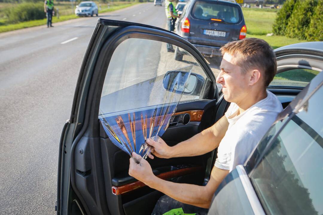 Policijos reidas Klaipėdos rajone 2019.08.24