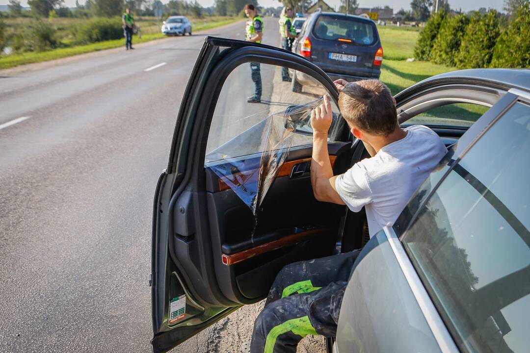 Policijos reidas Klaipėdos rajone 2019.08.24