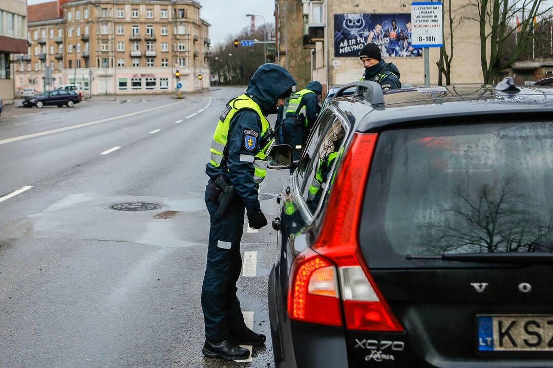 Kelių policijos reidas Klaipėdoje