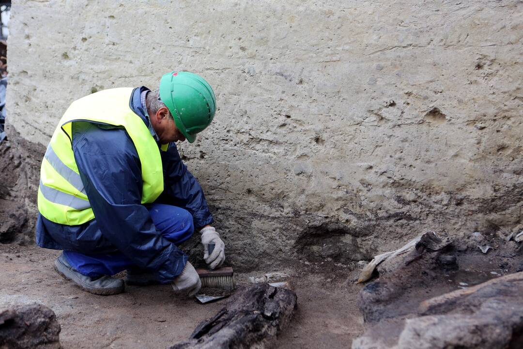 Archeologiniai kasinėjimai piliavietėje