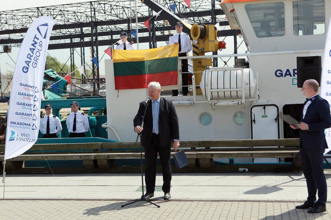 Pristatytas laivas "Baltic Worker"