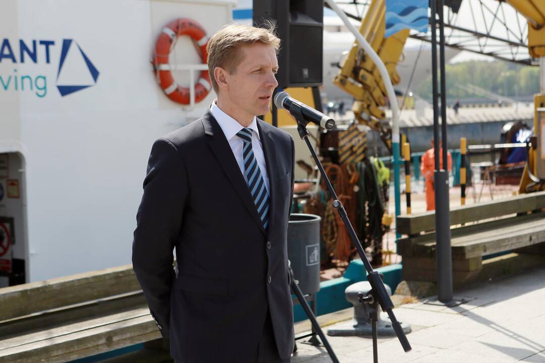 Pristatytas laivas "Baltic Worker"