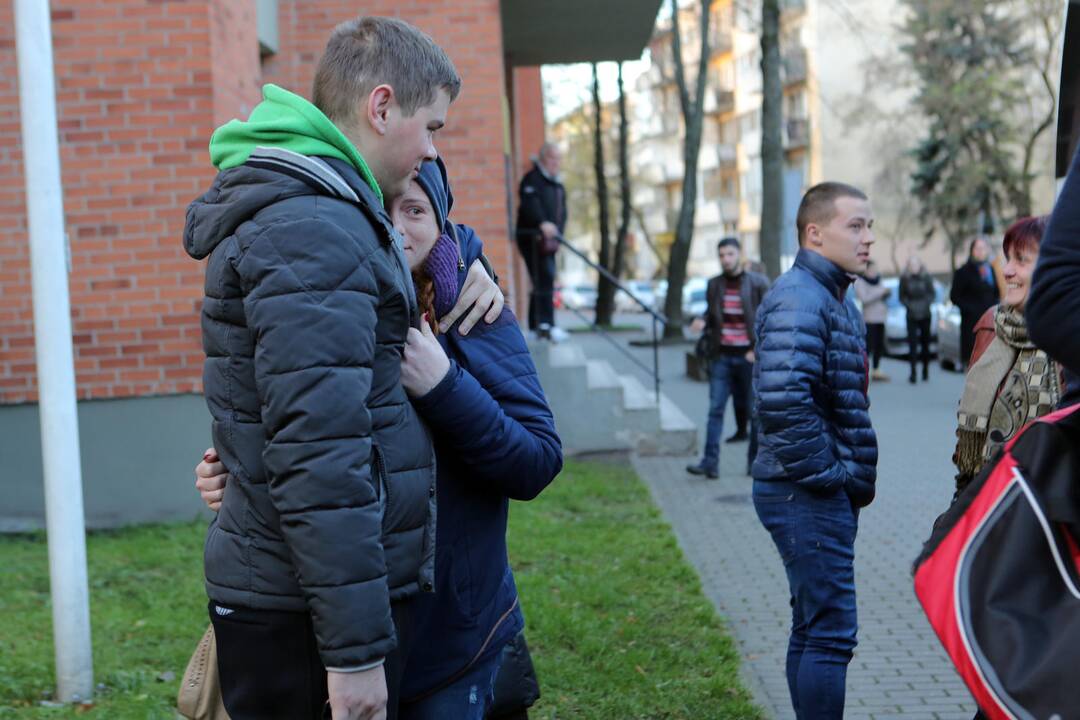 Pusšimtis naujokų iš Klaipėdos išvažiavo tarnauti Lietuvai