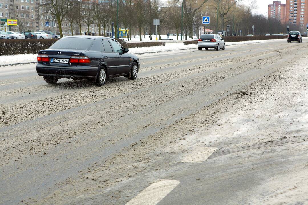 Eismo sąlygos Klaipėdoje