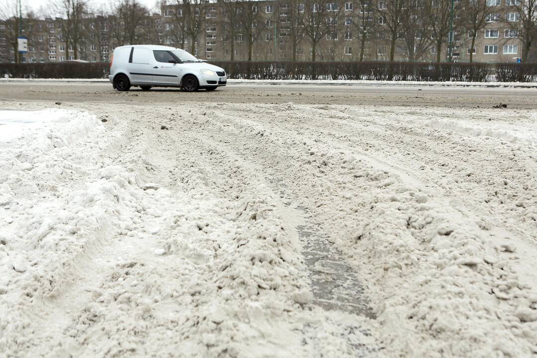 Eismo sąlygos Klaipėdoje