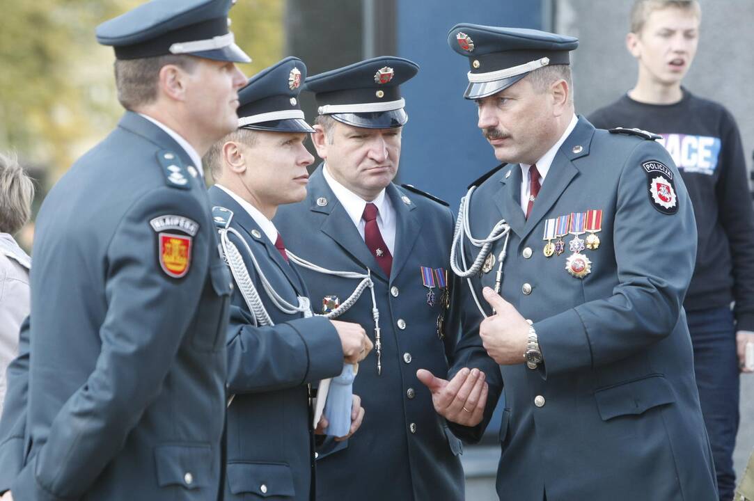 Policininkai minėjo profesinę šventę
