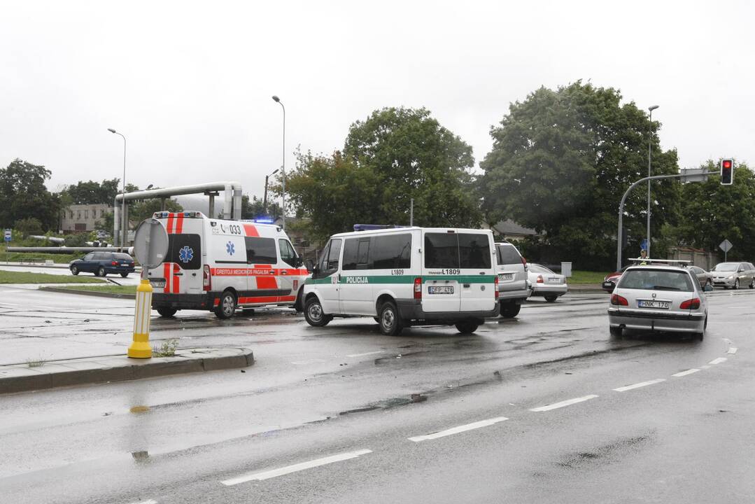 Avarija Liepų g. ir Šiaurės pr.