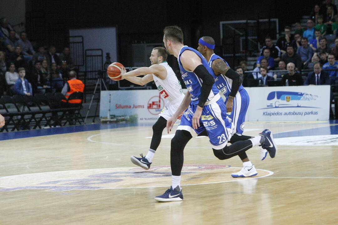 LKL pusfinalis: "Neptūnas" - "Žalgiris"