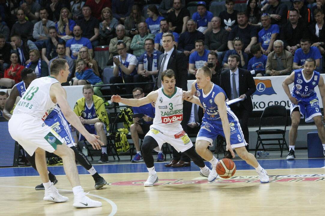 LKL pusfinalis: "Neptūnas" - "Žalgiris"