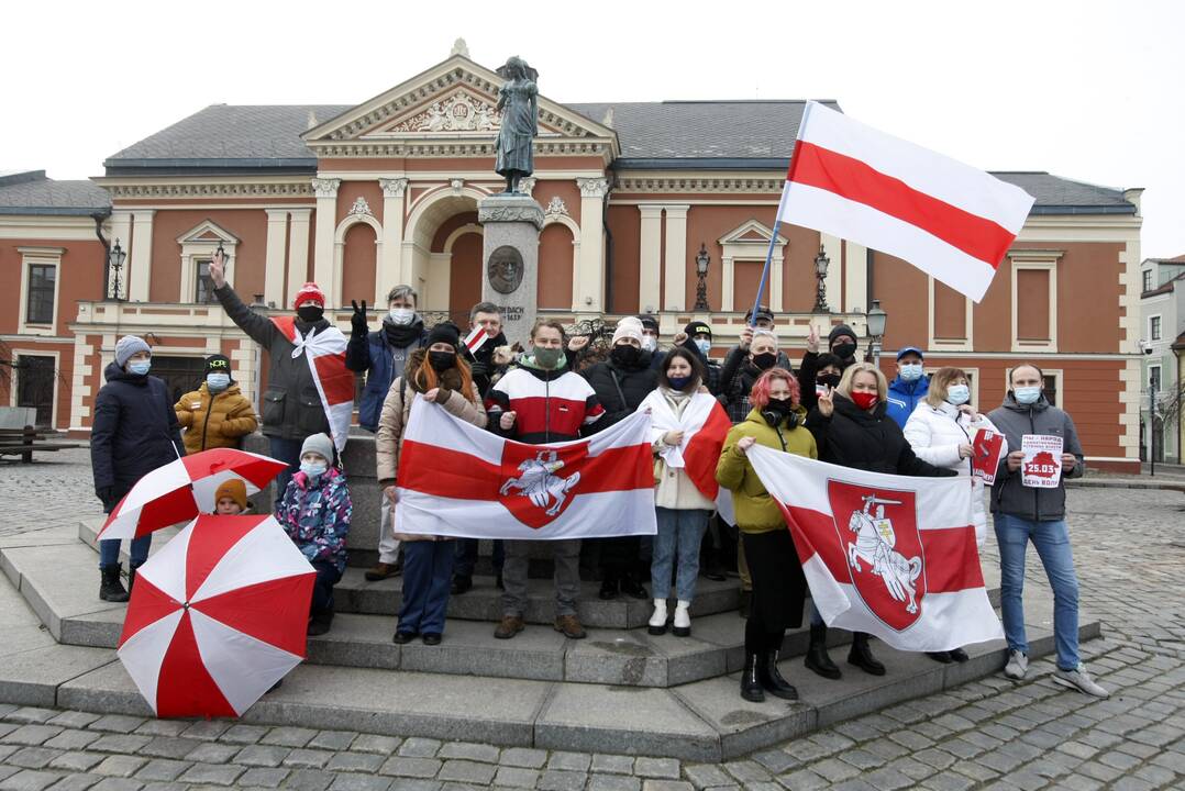 Baltarusijos nepriklausomybės diena Klaipėdoje 