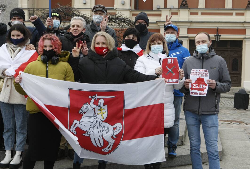 Baltarusijos nepriklausomybės diena Klaipėdoje 