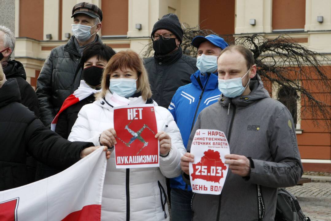 Baltarusijos nepriklausomybės diena Klaipėdoje 