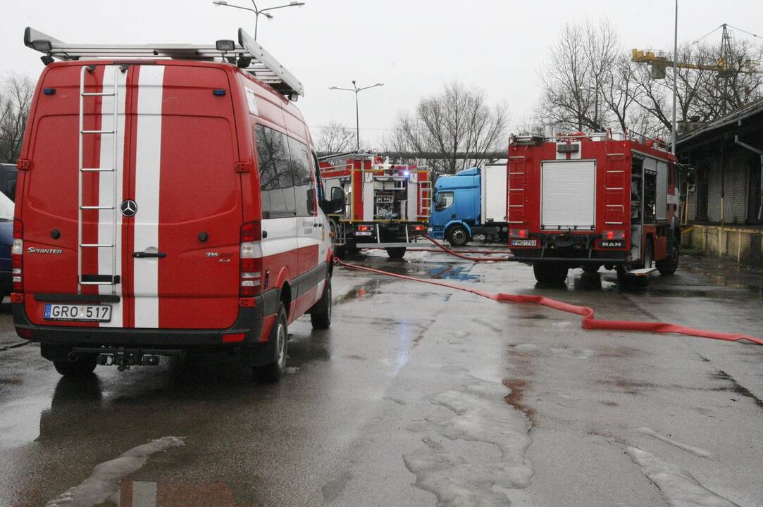 Klaipėdoje degė automobiliai