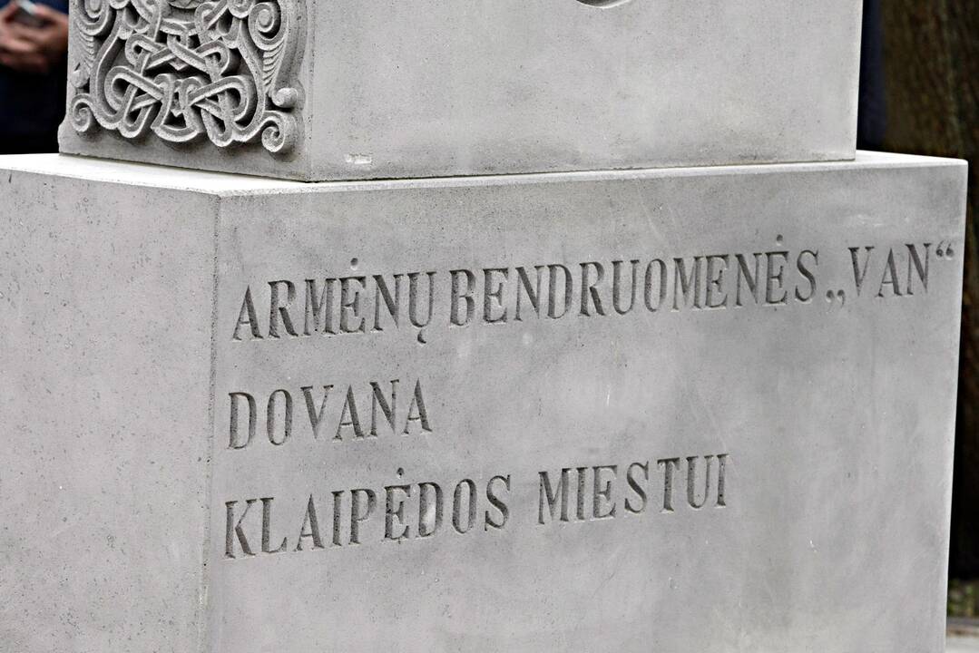 Armėnai genocidą įamžino paminklu