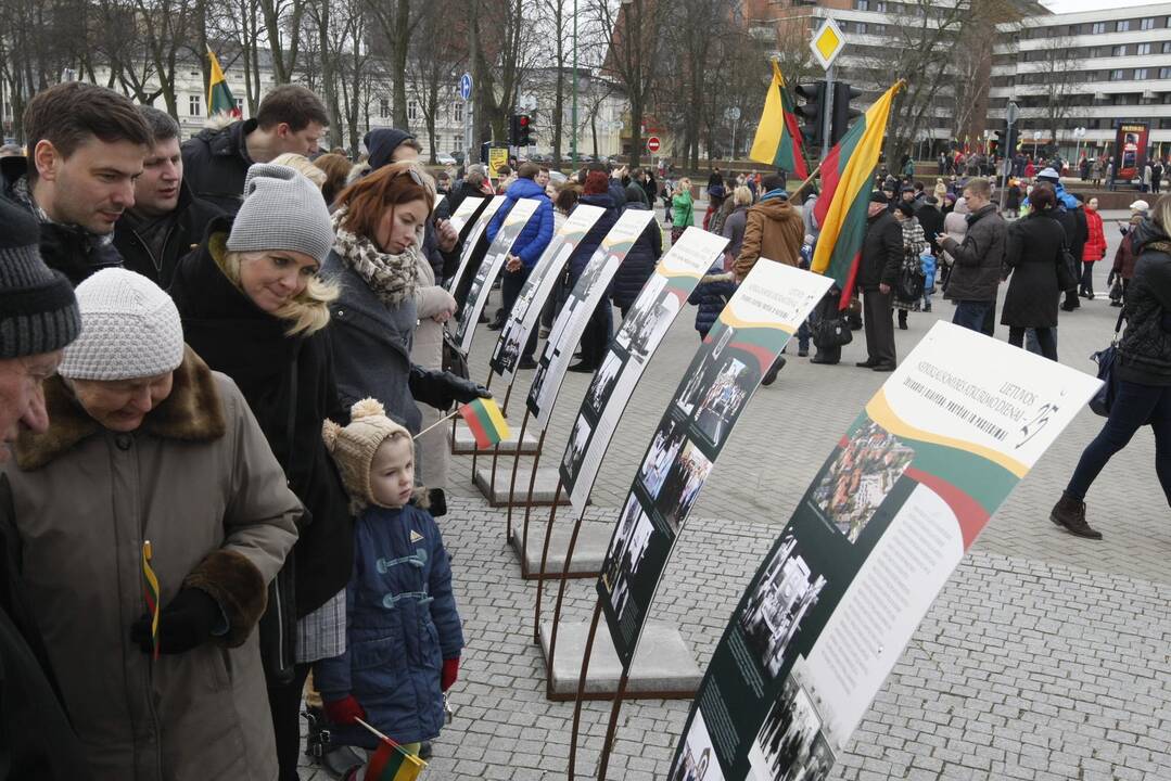 Paroda priminė apie Lietuvos nepriklausomybės atkūrimą