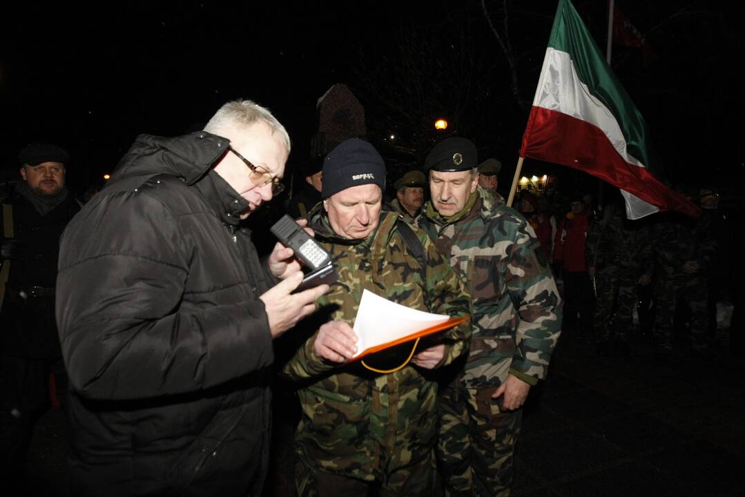 Naktinis žygis „Klaipėdos sukilėlių keliais“