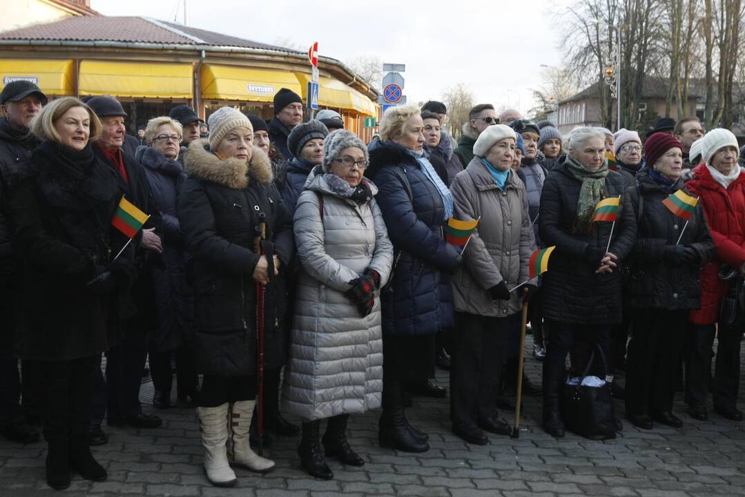 Signatarų alėjos atidarymas Palangoje