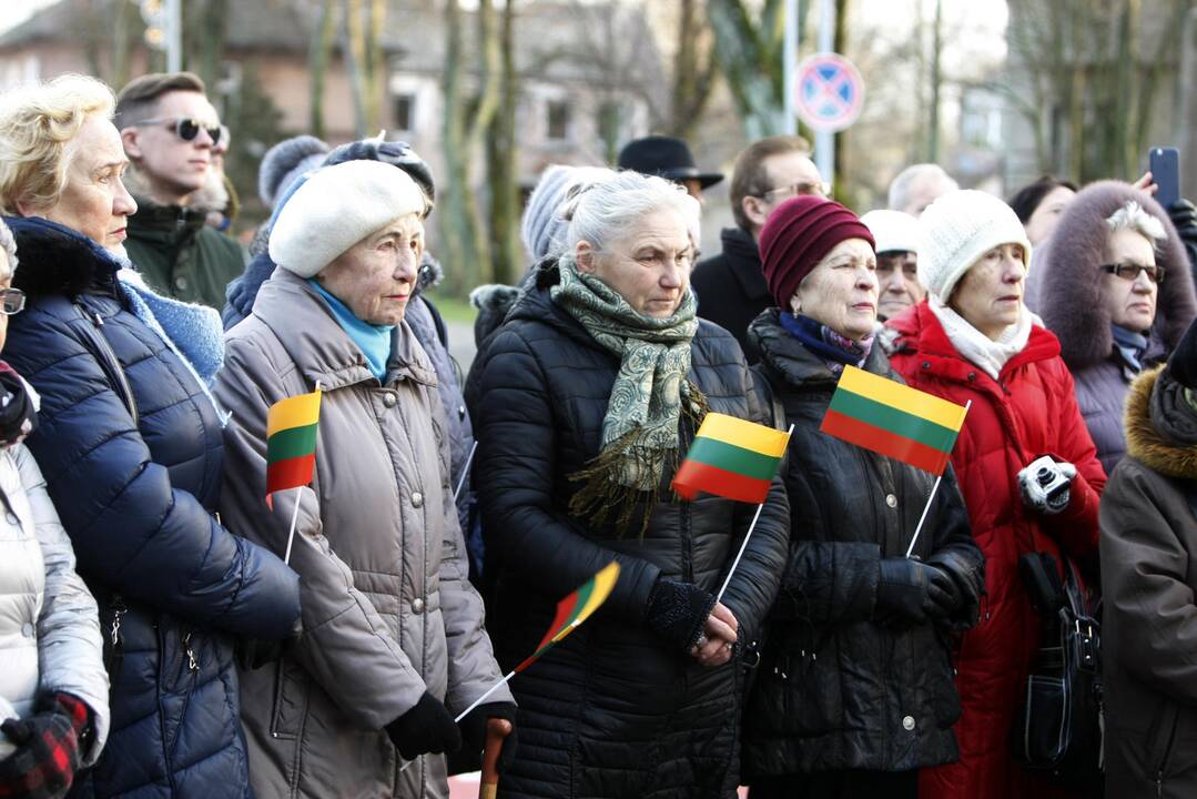 Signatarų alėjos atidarymas Palangoje
