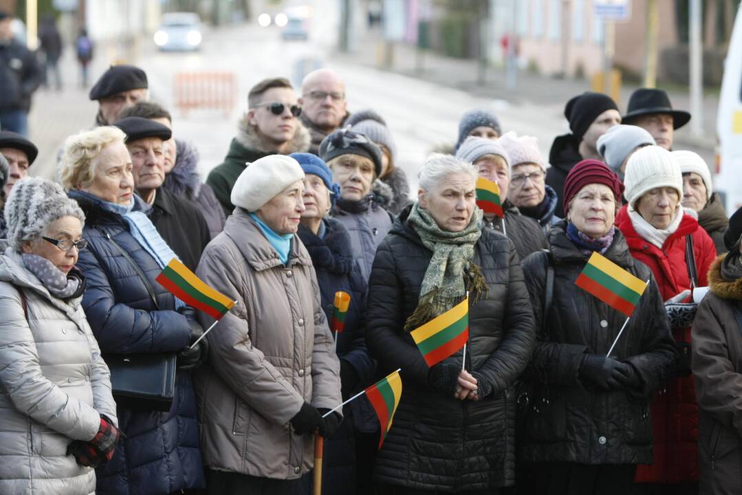 Signatarų alėjos atidarymas Palangoje