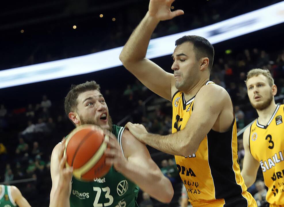 KMT ketvirtfinalis: Žalgiris - Šiauliai 105 : 66
