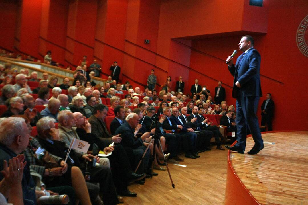 Diskusija su Sauliumi Skverneliu Kaune