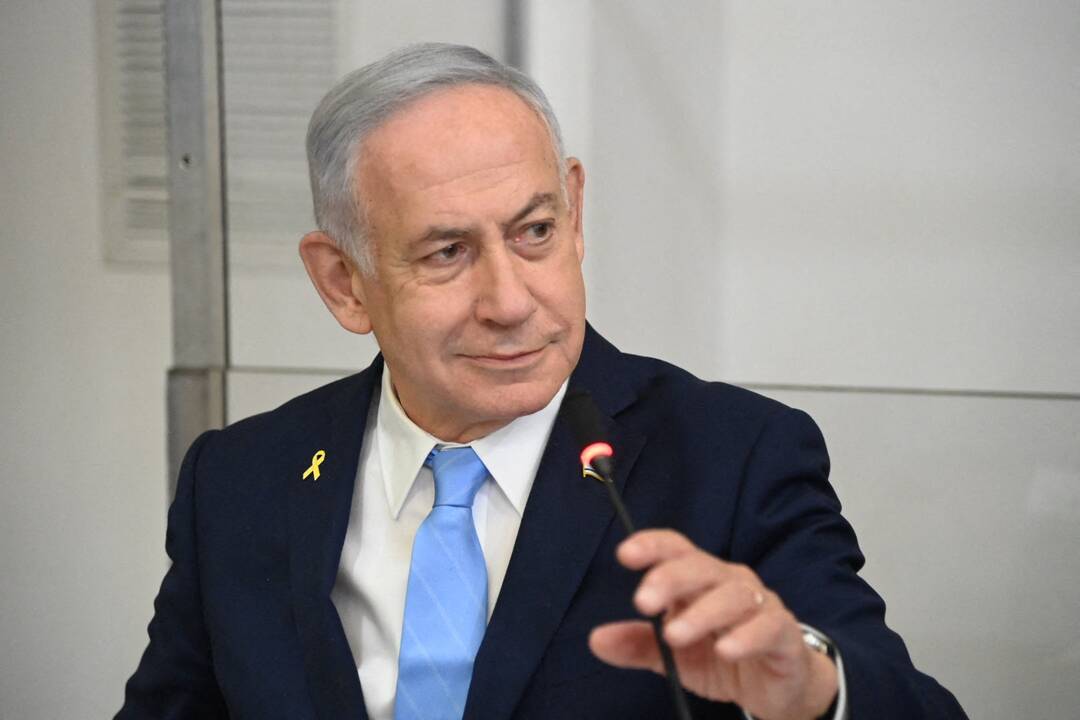 Netanyahu įspėjo, kad neišlaisvinus įkaitų Izraelis dar labiau spaus „Hamas“