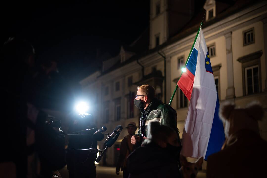 Protestas Liublianoje