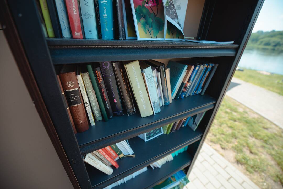 Vasaros biblioteka Panemunės paplūdimyje 
