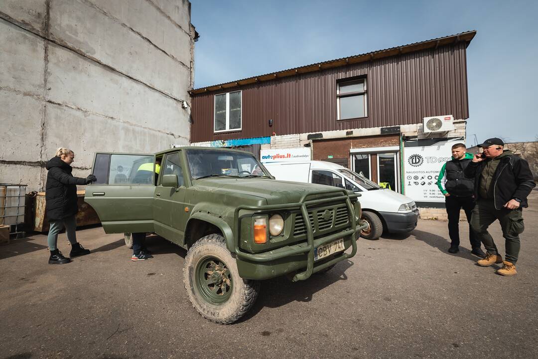 Į Ukrainą iškeliauja Kaune surinkta parama