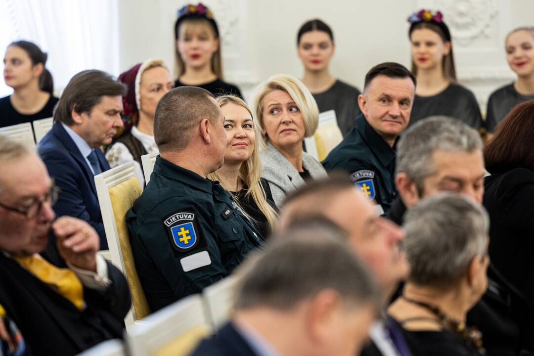 Valstybės apdovanojimų įteikimo ceremonija
