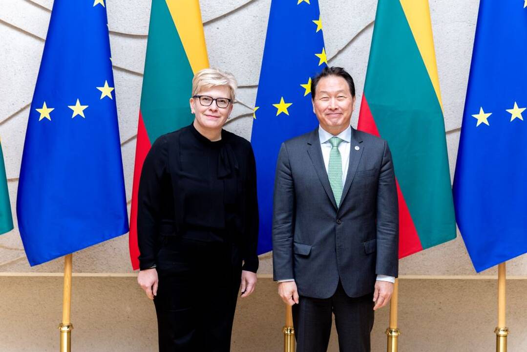 I. Šimonytė susitiko su Pietų Korėjos „SK Group“ pirmininku