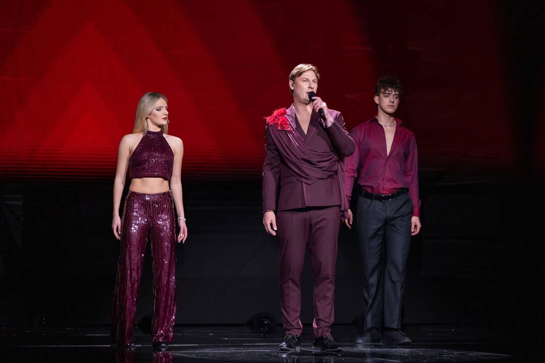 2025 m. „Eurovizijos“ atrankos penktosios laidos filmavimas