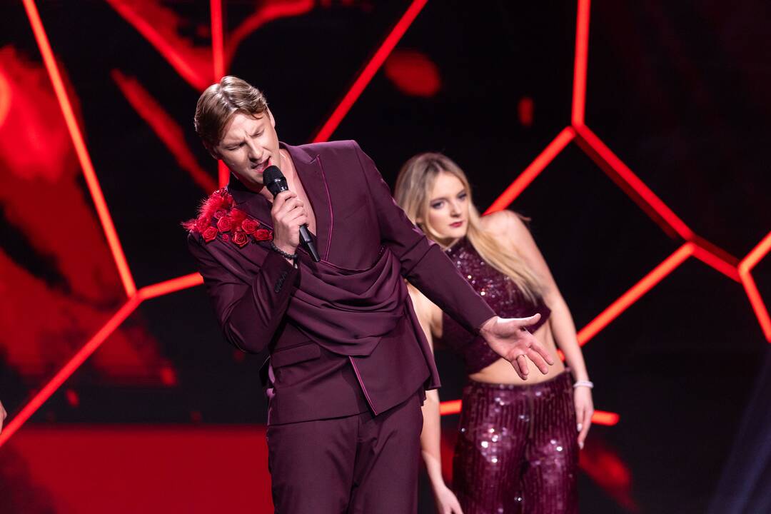 2025 m. „Eurovizijos“ atrankos penktosios laidos filmavimas
