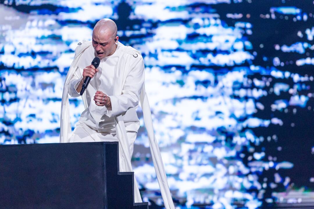 2025 m. „Eurovizijos“ atrankos penktosios laidos filmavimas