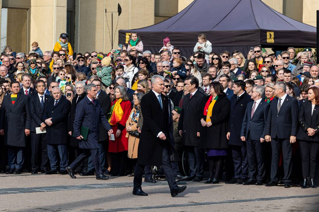 Baltijos valstybių vėliavų pakėlimo ceremonija 2025 m.