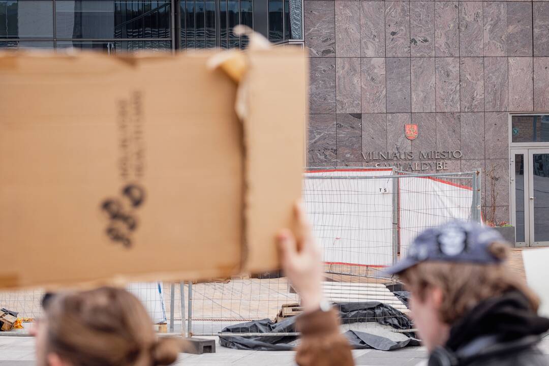 Sostinėje – dar vienas protestas dėl viešojo transporto kainų