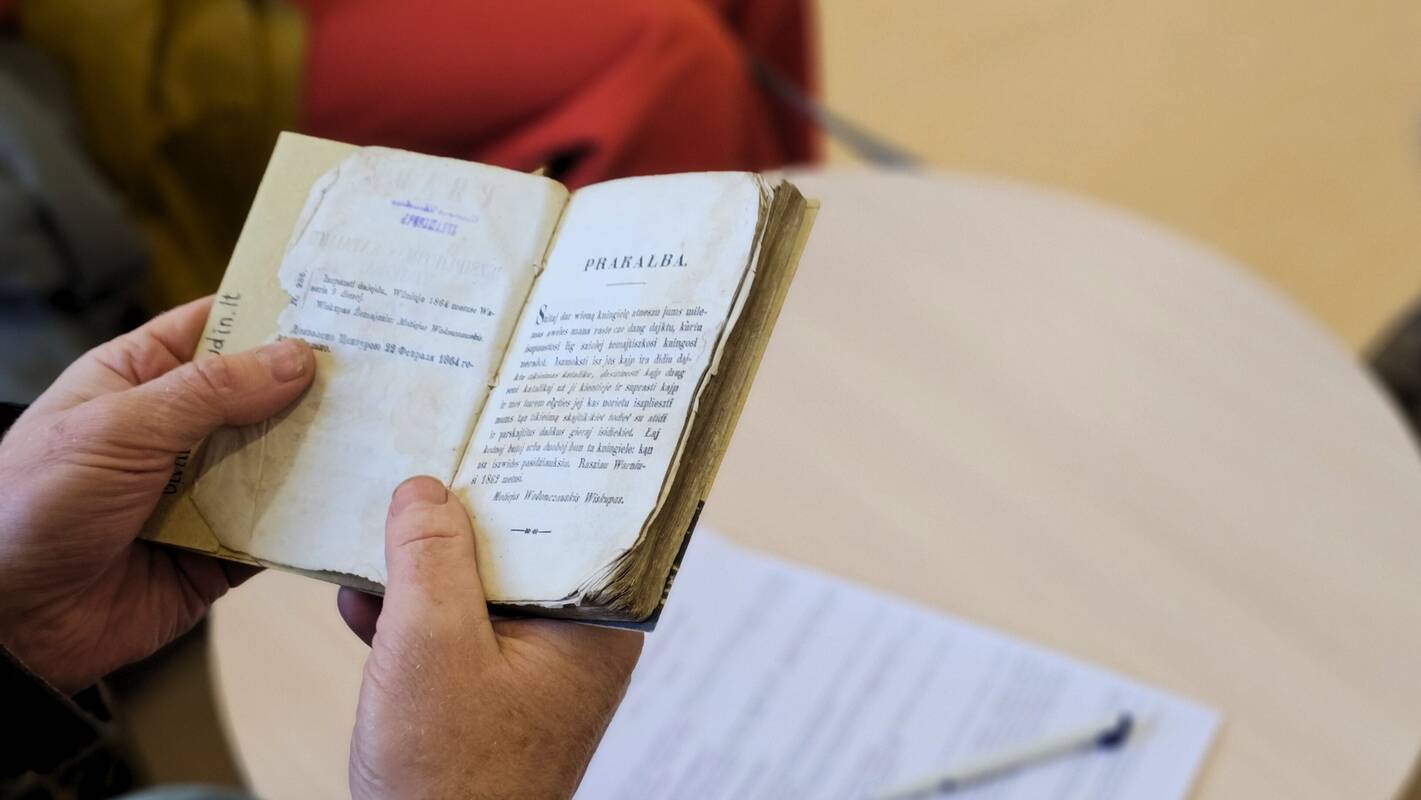 
<span>Šventojoje rastas unikalus Motiejaus Valančiaus veikalas</span>
