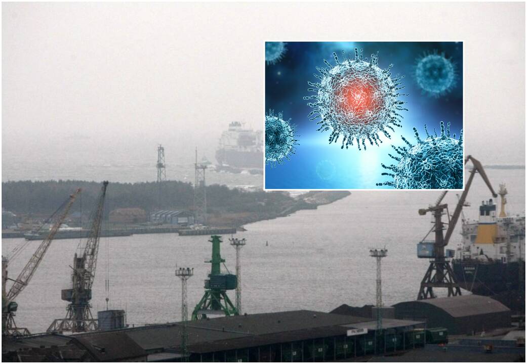 Koronavirusas plinta: naujas atvejis nustatytas Klaipėdos uosto darbuotojui