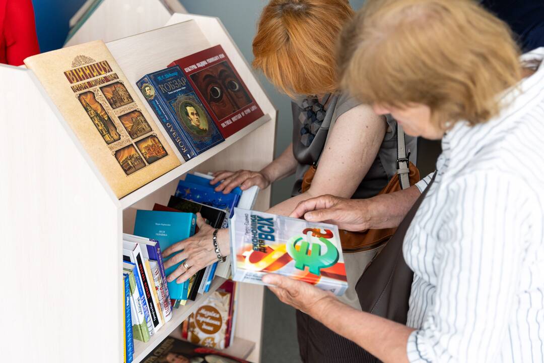 Vilniaus centrinėje bibliotekoje atidaryta ukrainiečių literatūros lentynėlė