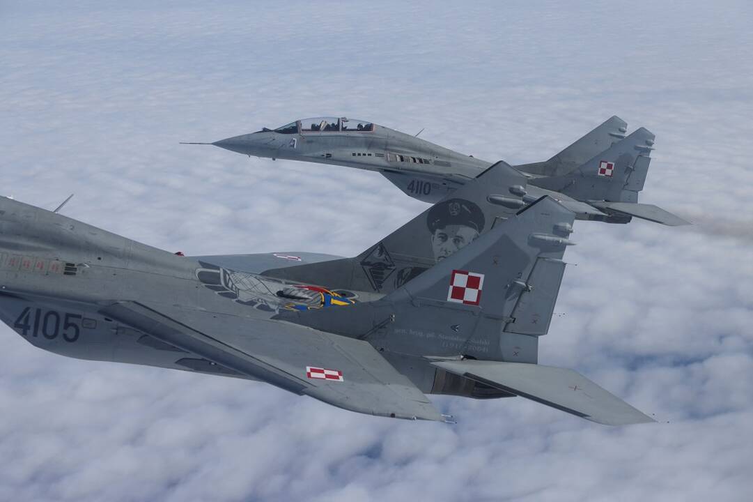 MiG-29 naikintuvai.