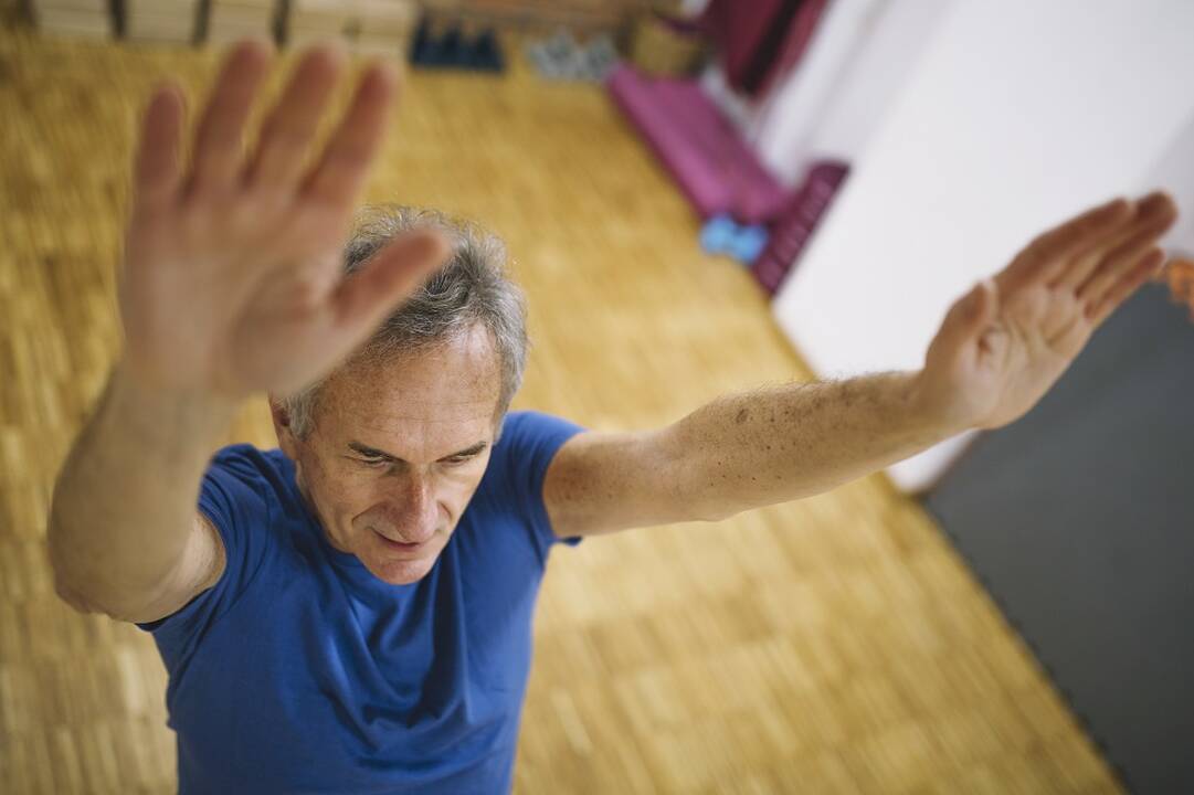 Nauda: nustačius senatvinį silpnumo sindromą, daugiausia dėmesio reikėtų skirti fiziniams pratimams.