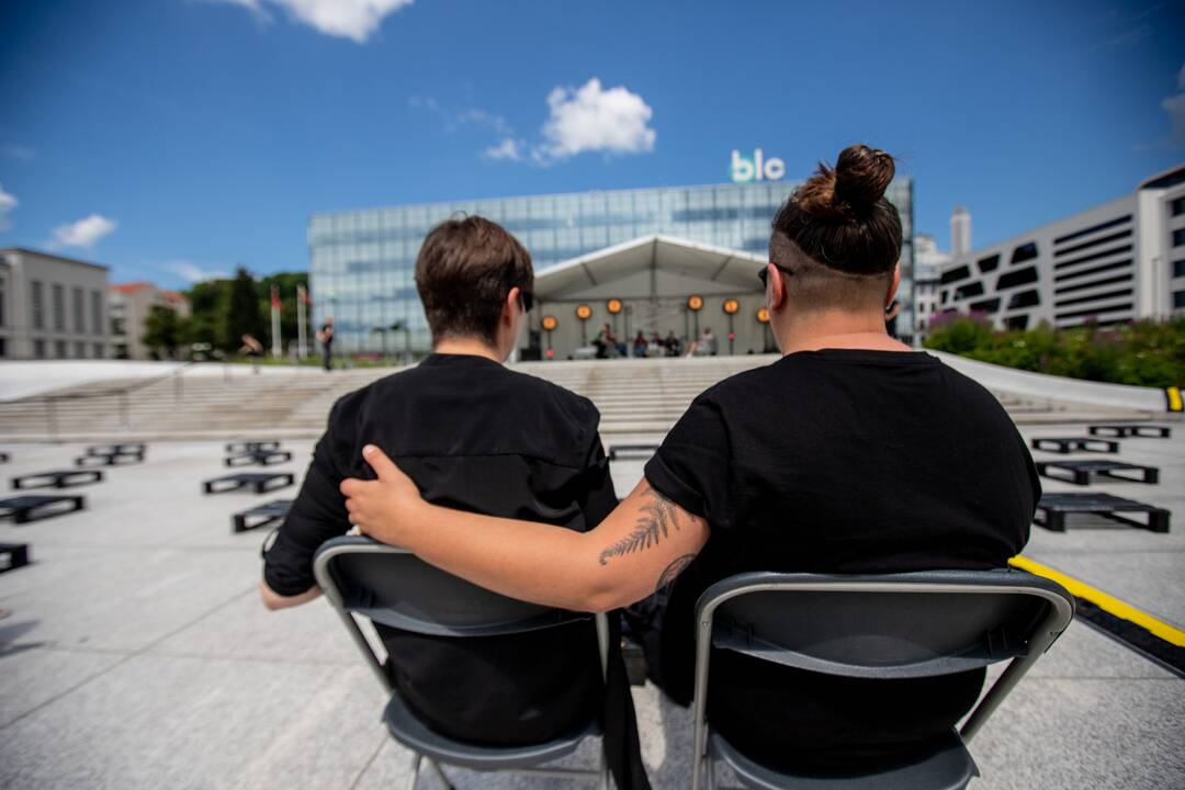 Diskusija Vienybės aikštėje apie LGBT ir kultūrą