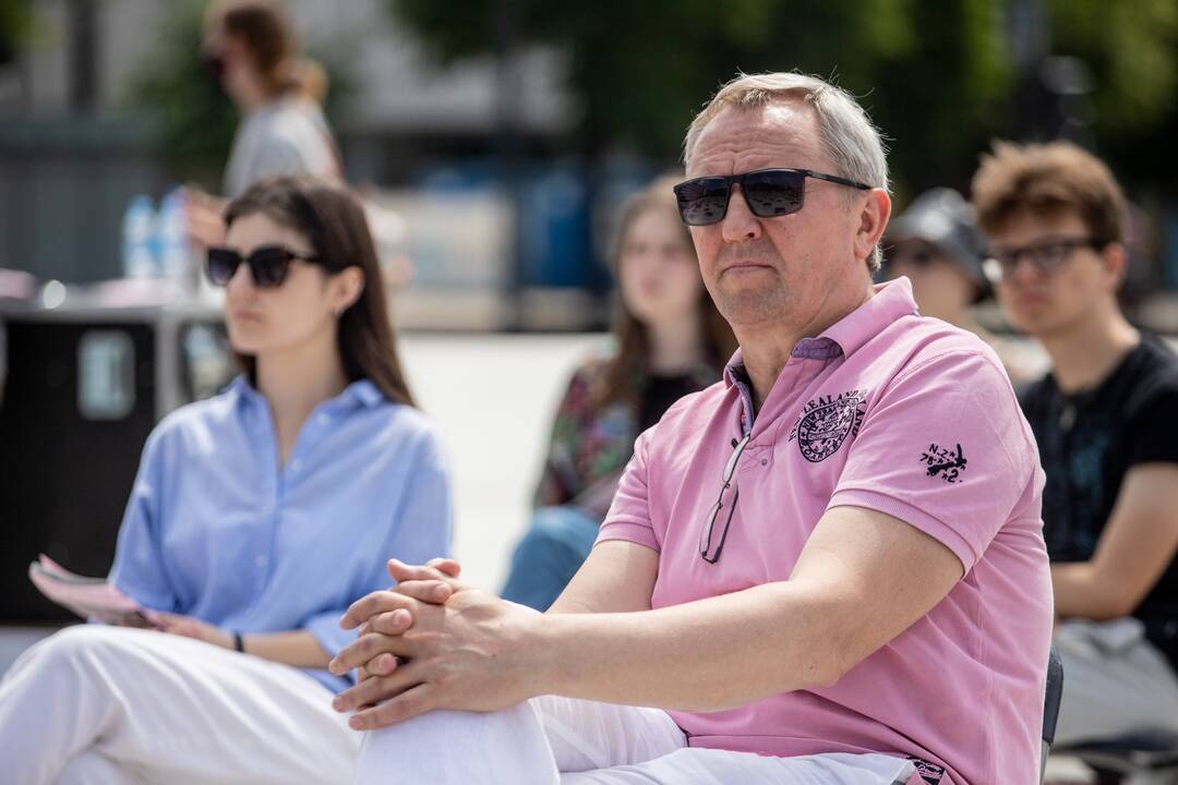 Diskusija Vienybės aikštėje apie LGBT ir kultūrą