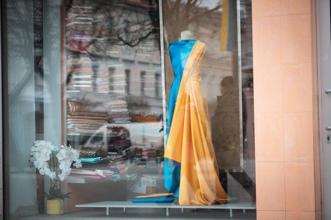 Kauniečiai palaiko Ukrainą