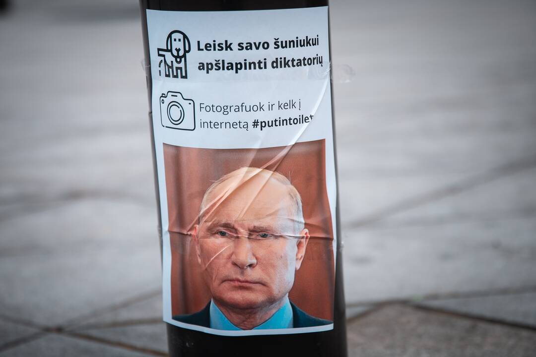 Kauniečiai palaiko Ukrainą